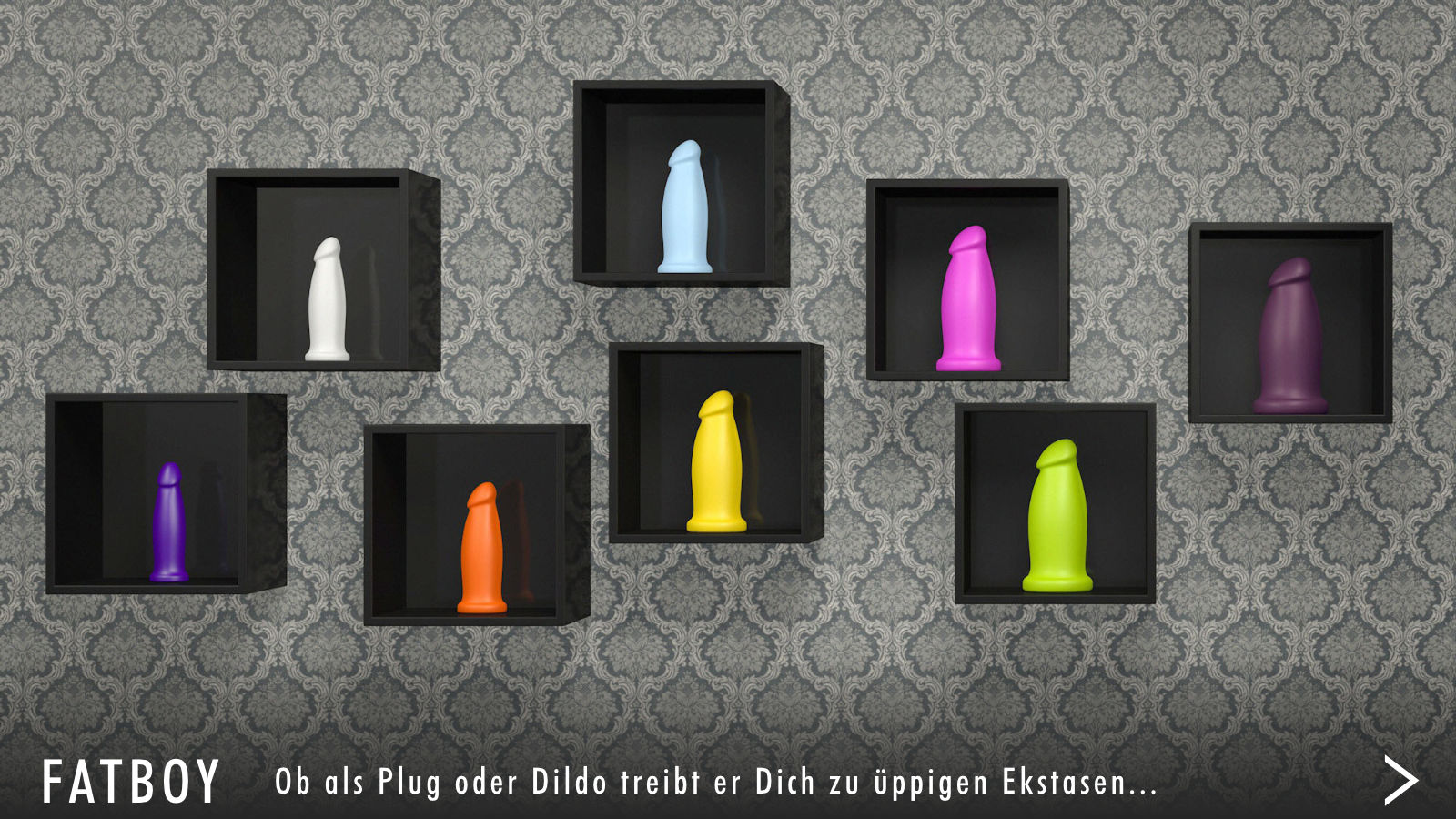Analplug FATBOY FAT BOY, Analplug in kompakter Dildoform, handgefertigt, additionsvernetztes 2K-Silikon