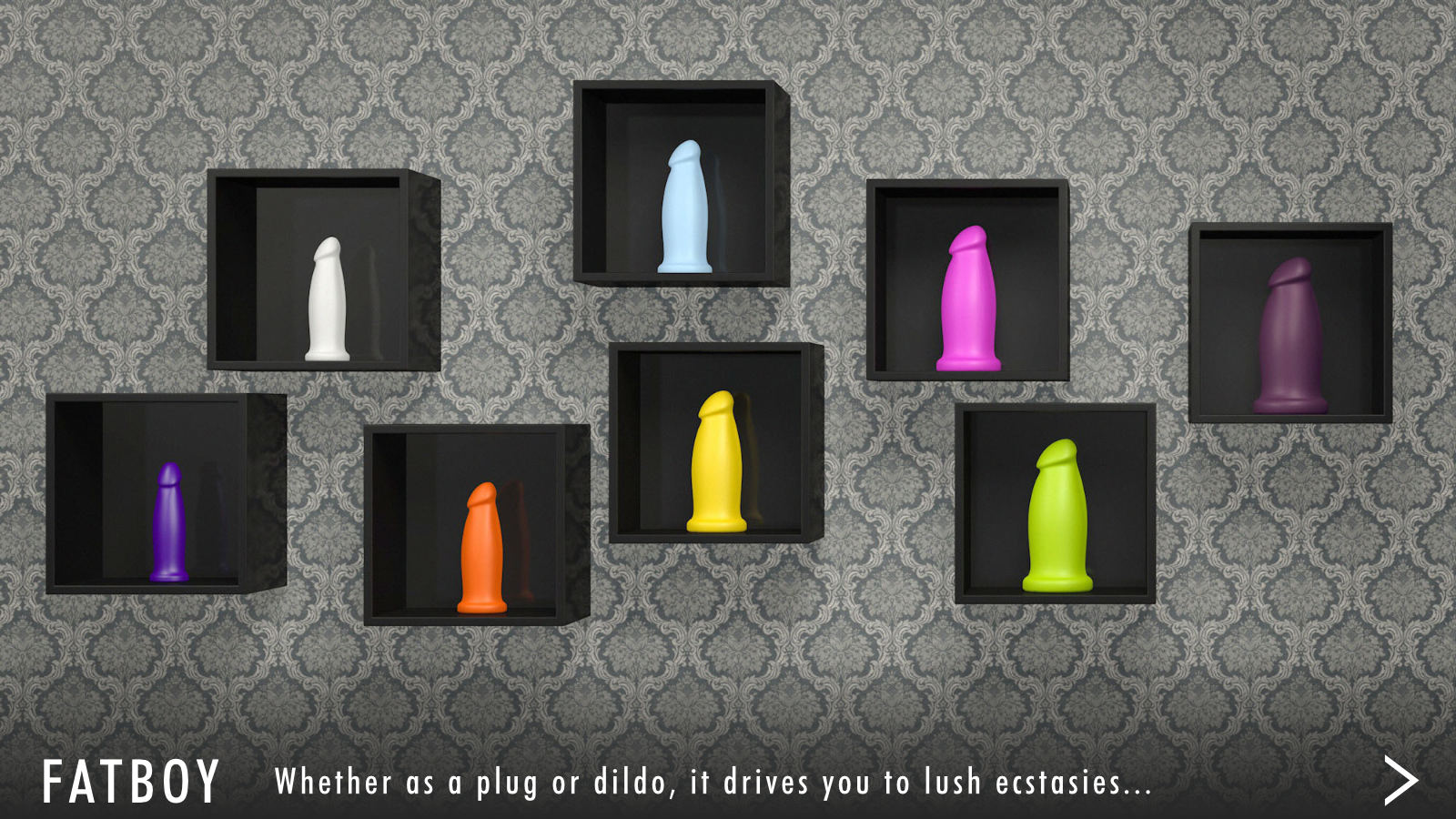 Analplug FATBOY FAT BOY, anal plug in a compact dildo shape, handmade, addition-cured 2K silicone