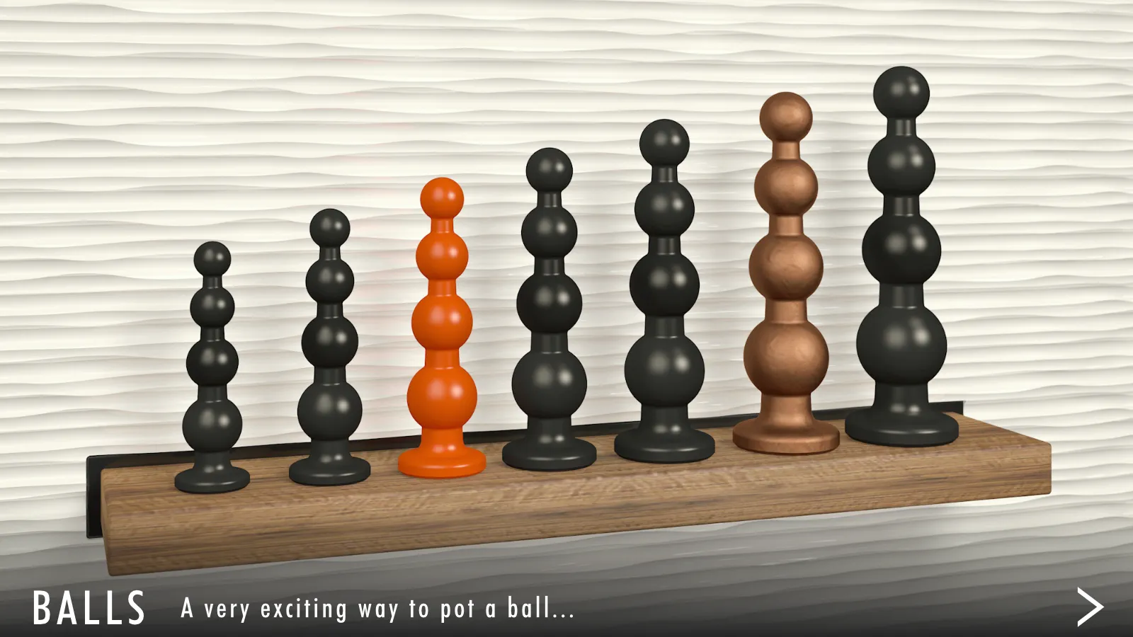 Dildo BALLS BALLS, dildo with 4 balls, handmade, addition-cured 2K silicone