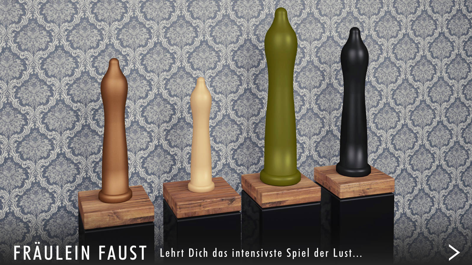 FRÄULEIN FAUST, Dildo als stilisierte Hand, handgefertigt, additionsvernetztes 2K-Silikon