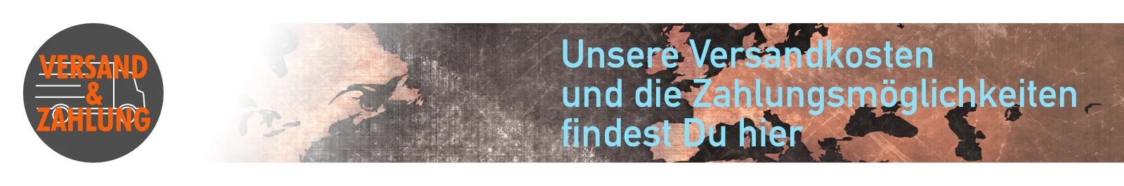 Unsere Versandkonditionen und die Zahlungsbedingungen findest Du hier