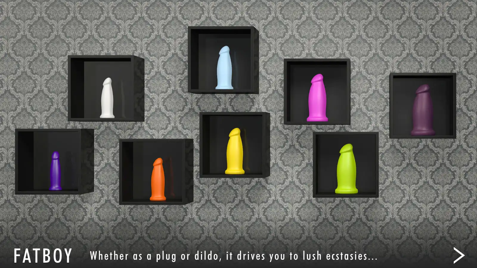 FAT BOY, anal plug in a compact dildo shape, handmade, addition-cured 2K silicone