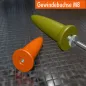 Preview: Analplug ZUCKERHUT mit Gewinde