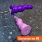 Preview: Dildo Bubbles mit Gewindebuchse
