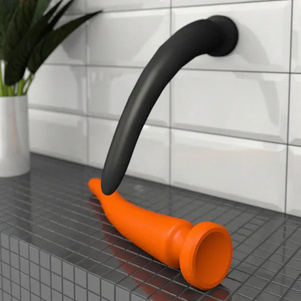 Analplug Deep Impact mit Saugfuss