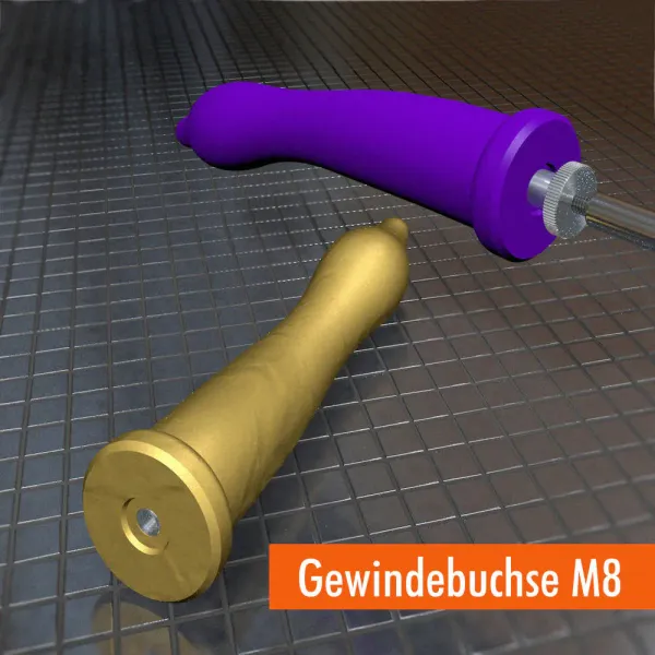 Dildo Fräulein Faust mit Gewindebuchse