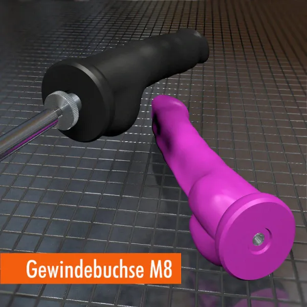 Dildo LITTLE HERO mit Gewindebuchse