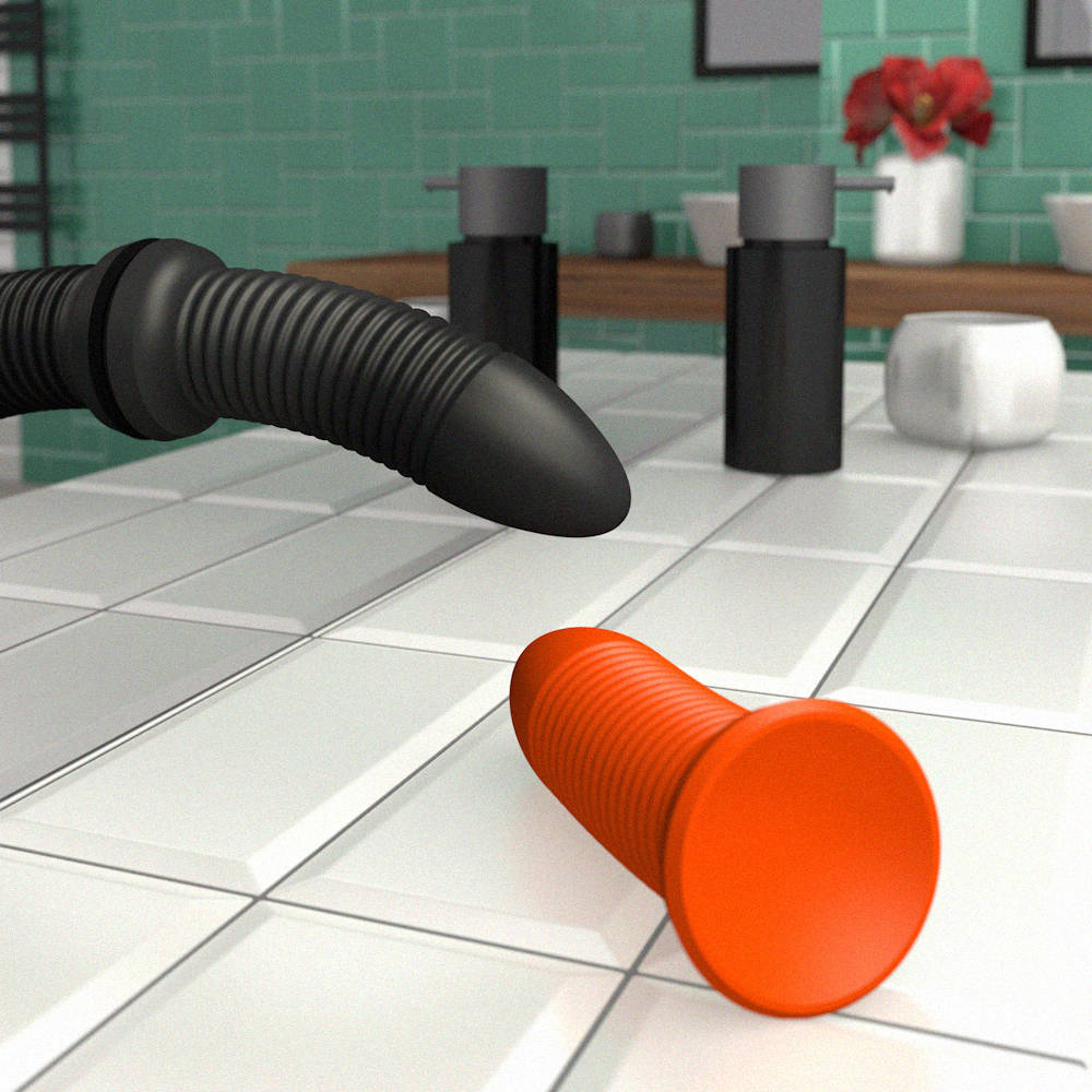 Dildo APOLLO, in Handarbeit gefertigt aus Silikon