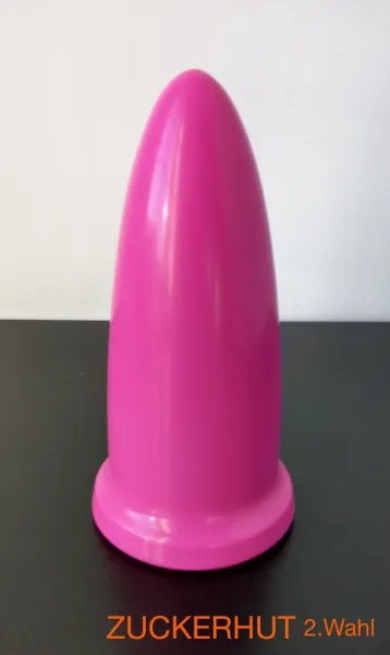 Analplug Zuckerhut mit Saugfuss