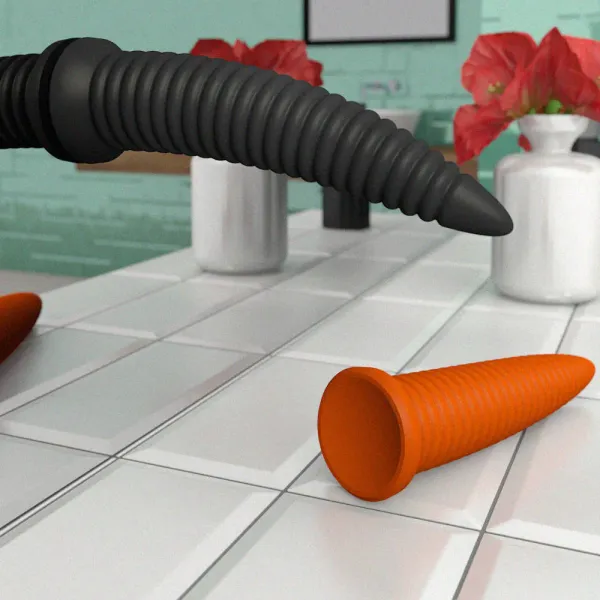 Dildo Castor mit Saugfuss